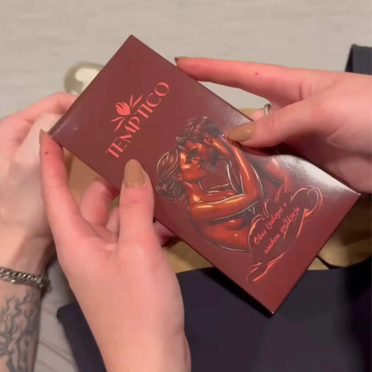 "Ljubezenska" Čokolada za pare - Temptico Čokolada