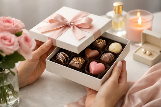 Čokolada kot darilo zanjo z več občutka